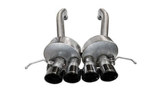 Corsa 2015-2019 Chevrolet Corvette C7 Z06 6.2L 2.75in Xtreme Axle-Back w/ Dual NPP & Quad Black Tips