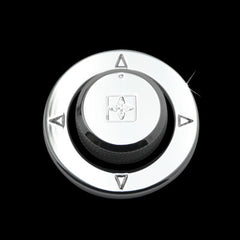 10-14 Mustang Billet Engraved Mirror Control Knob & Bezel Kit