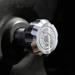 UPR 1994-2004 Satin Silver Engraved Headlight Knob