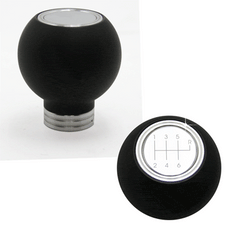 Composite Shift Knob Round 4.6 5 & 6 Speed Logo (fits 79-04 Mustang) UPR