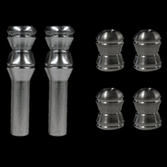 79-14 Mustang Billet Designer Valve Stem & Door Pin Package