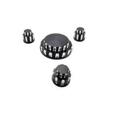 UPR Designer Cut Strut Cap Covers [Black] Passenger Side / 15-24 Mustang