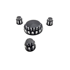 UPR Designer Cut Strut Cap Covers [Black] Driver Side / 15-24 Mustang
