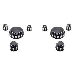 UPR Designer Cut Strut Cap Covers [Black] Passenger and Driver Side / 15-24 Mustang