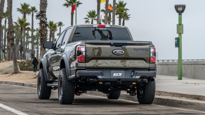 Borla 24-25 Ford Ranger Raptor 2.75in Tailpipe Kit 4in Tip - Brawler Ceramic Black