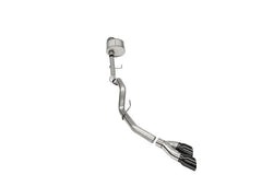 Corsa 2021-2025 Ford F-150 Regular Cab/6.5in Bed 5.0L V8 Xtreme Cat-Back Single Side Exit-Black PVD