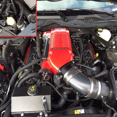 Plug N Play™ Single Valve Oil Catch Can Separator (fits 15-17 Mustang GT with Whipple / VMP ODIN) UPR