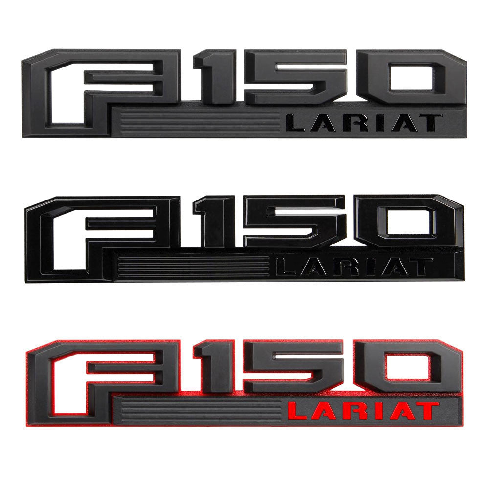 2015-2020 F150 LARIAT Side n Rear Emblem Package (Ford Licensed)