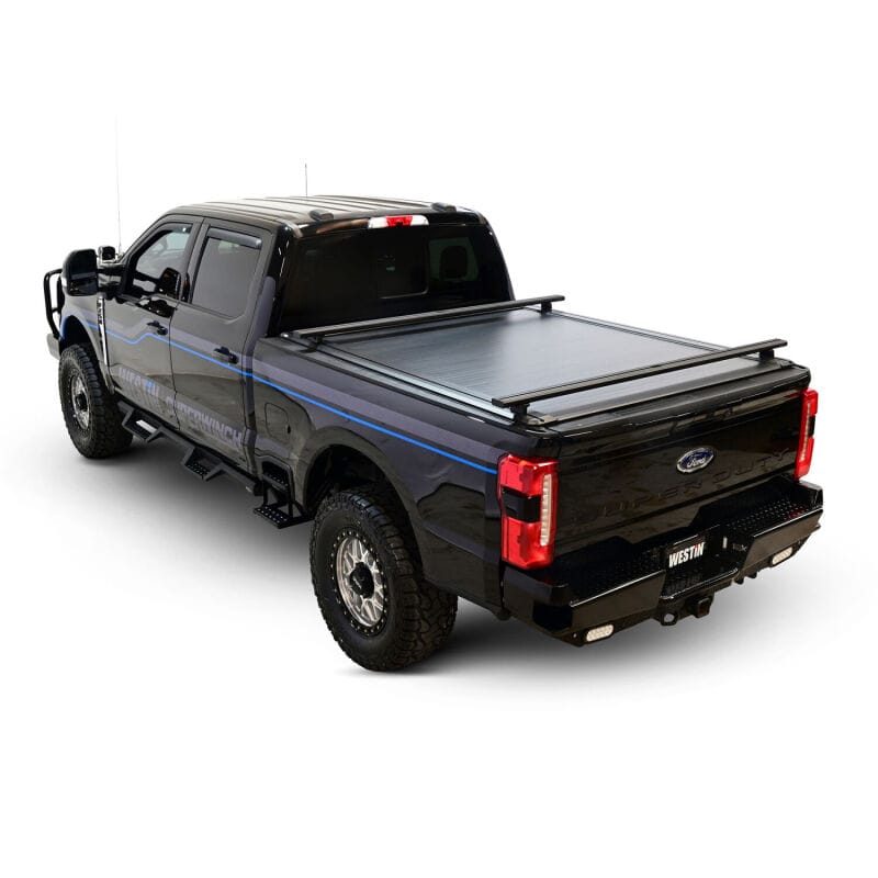 Westin 17-26 Ford F-250/F-350 SD 6.8ft Bed Electric Retractable Tonneau Cover - Black