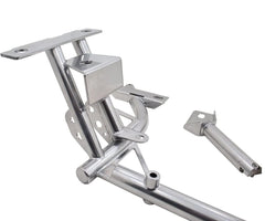 UPR S197 K-Member close-up of 4130 seamless chrome moly tubing construction