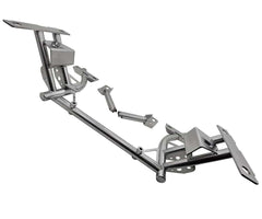 UPR K-Member installed view showing integrated engine mounts and TIG welds