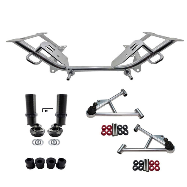 Chrome Moly Tubular K-Member SBF Tow Hooks Kit (fits 79-93 Mustang