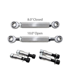 Adjustable Front Sway Bar End Links Lowered 1.5"+ (fits 05-14 Mustang) UPR