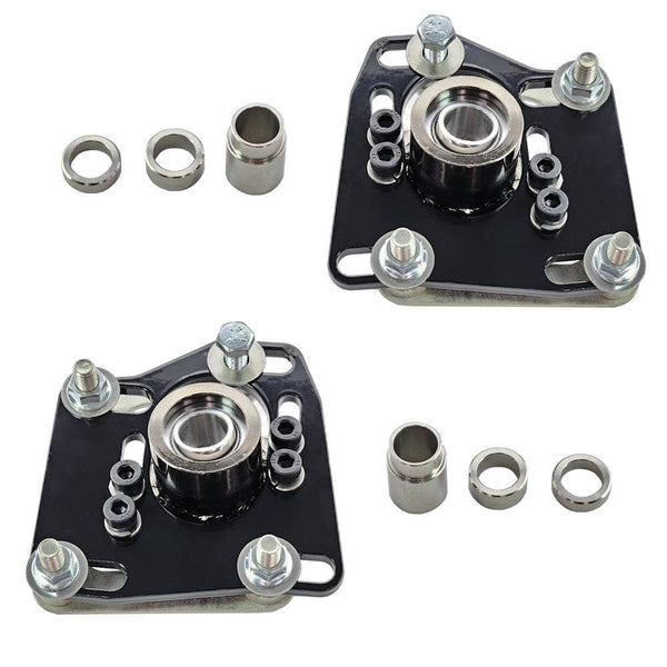 Speed Daddy Adjustable Camber Caster Plates For Ford Mustang 1994-2004 – Purple Anodized, +/-2.5°