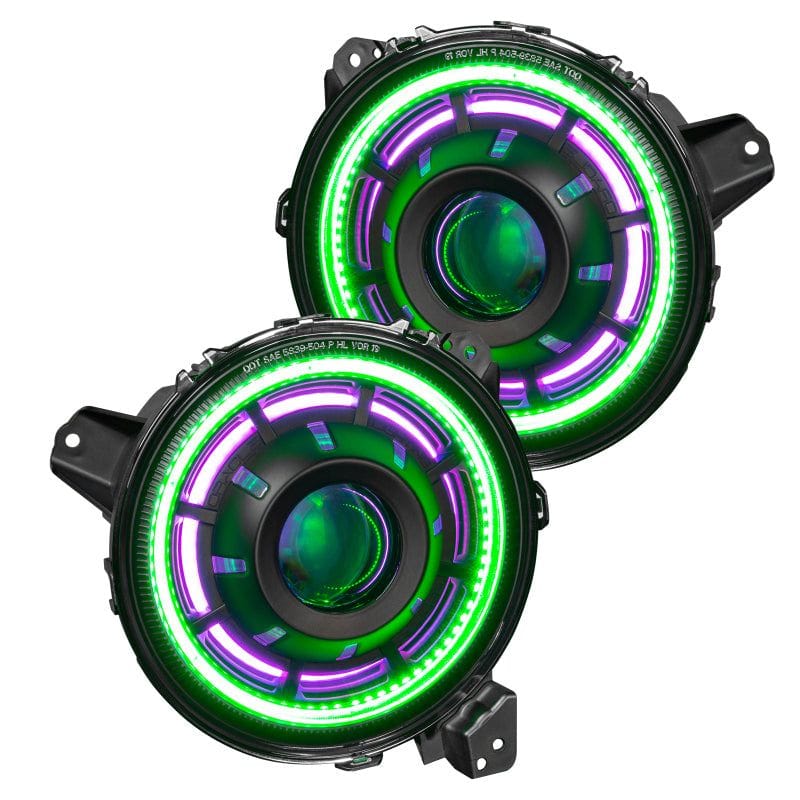 Oracle Oculus Bi-LED Projector Headlights for Jeep JL/Gladiator JT - w/ BC1 Controller