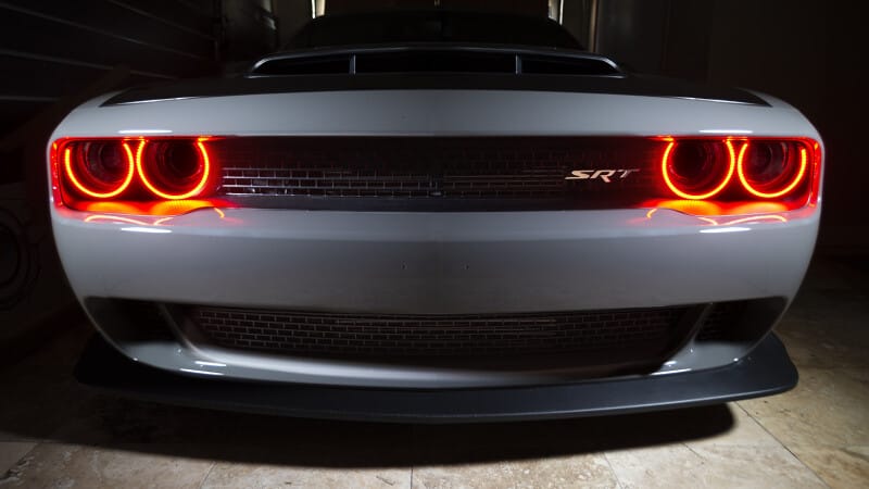 Oracle 15-21 Dodge Challenger Dynamic Surface Mount Headlight Halo Kit - - Dynamic