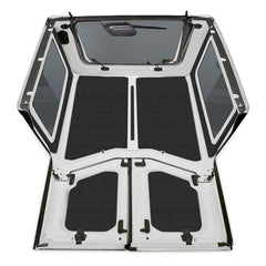DEI 18-23 Jeep Wrangler JL 2-Door Boom Mat Complete Headliner Kit - 7 Piece - Black