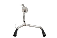 Corsa 21-25 Ford Bronco 2.7L 2-Door 2.75in Cat-Back Dual Rear Exhaust w/ 4in Straight-Cut Black Tips
