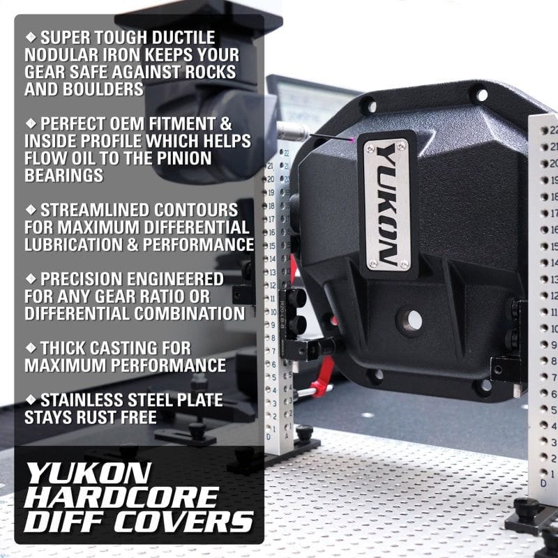 Yukon Gear Hardcore Nodular Iron Cover for Rear GM 8.6in w/8mm Cover Bolts