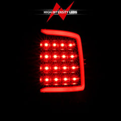 ANZO 2009-2018 Dodge Ram 1500 LED Taillight Plank Style Black w/Clear Lens