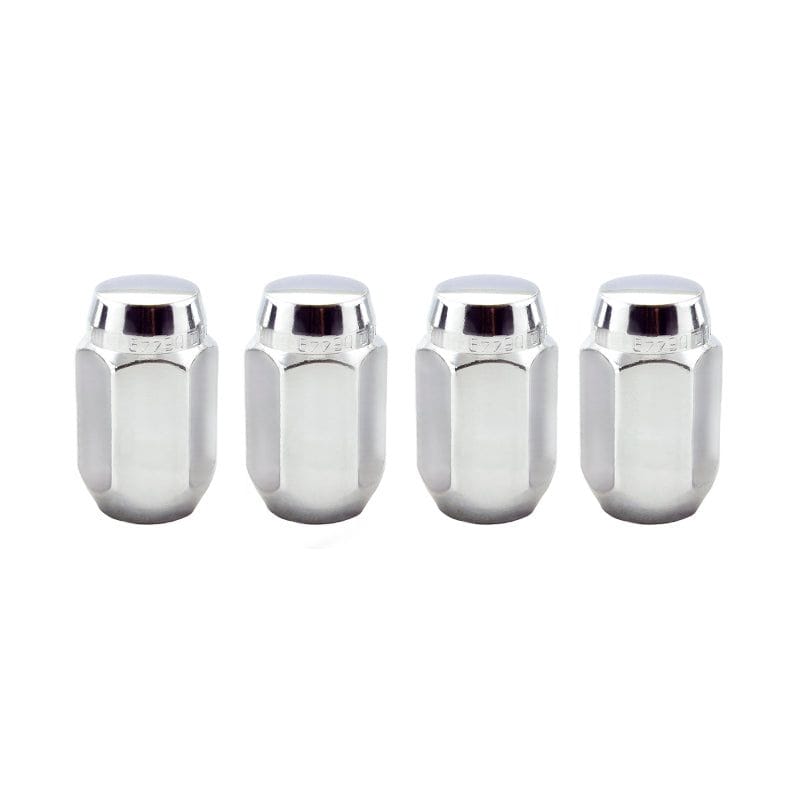 McGard Hex Lug Nut (Cone Seat) 1/2-20 / 13/16 Hex / 1.5in. Length (4-Pack) - Chrome
