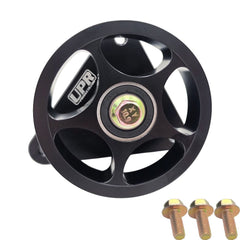 Power Steering Pump Delete Kit with 5 Star Pulley (fits 86-95 Mustang, SBF 289 302 351)