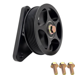 Power Steering Pump Delete Kit with 5 Star Pulley (fits 86-95 Mustang, SBF 289 302 351)