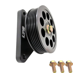 Power Steering Pump Delete Kit with 9 Hole Pulley (fits 86-95 Mustang, SBF 289 302 351)