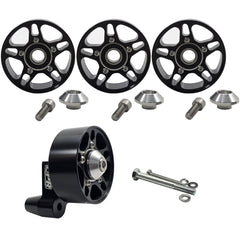 Billet Snub Idler Bracket 4pc Pulley Kit (fits 03-04 Cobra) UPR