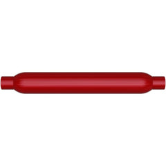 MagnaFlow Muffler Red Pack Series Glasspack 3.5in Rd 22in Body Length 2in/2in Inlet/Outlet
