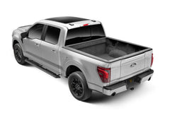 RealTruck 15-26 Ford F150 Super Crew / 17-26 F250/F350 SD Super Cab Traxio 4in Nerf Bars - Tex. Blk