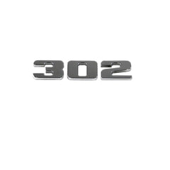 Polished Aluminum 302 Mustang Ford Engine Badge Emblem Fits 5.0 3667-08