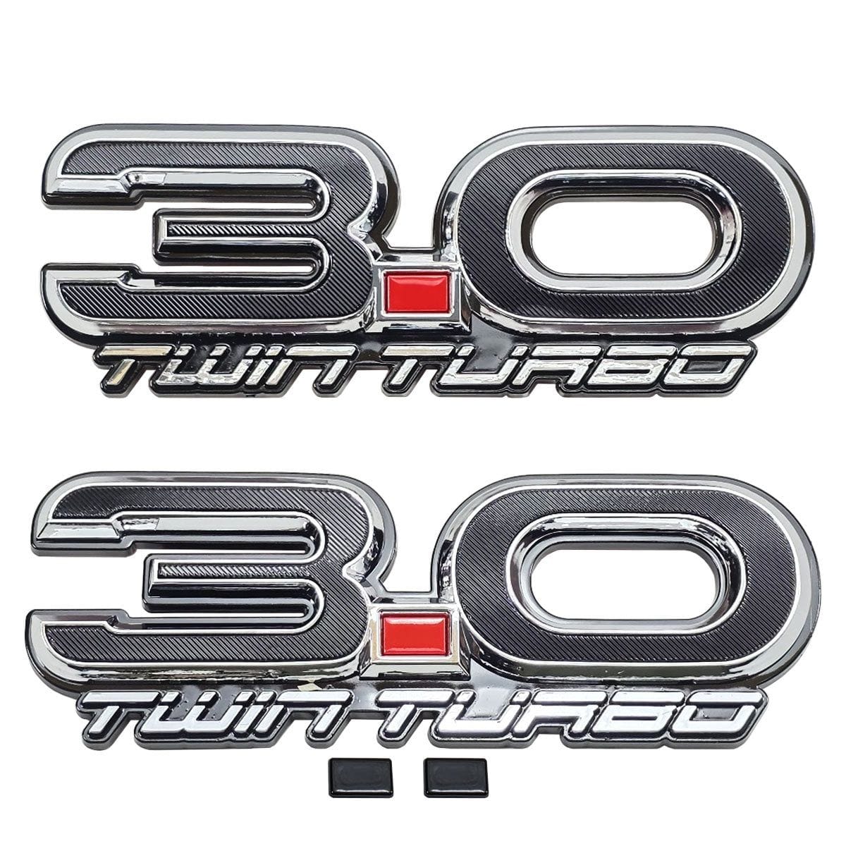UPR 3.0 Twin Turbo Fender Emblem Pair (fits Explorer ST, Bronco