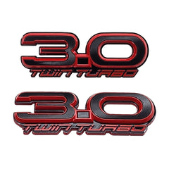 UPR 3.0 Twin Turbo Fender Emblem Pair (fits Explorer ST, Bronco
