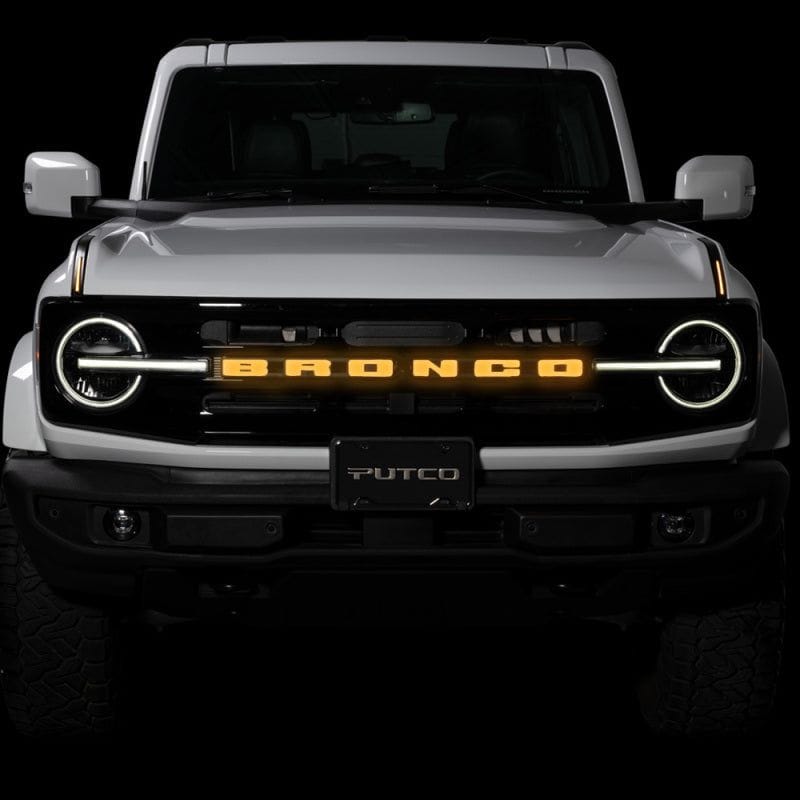 Putco Ford Bronco 21-23 Ford Bronco Emblem (Fits Models w/ Front Camera)