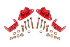 BMR Suspension 14-19 Chevrolet Corvette Motor Mount Kit - Red