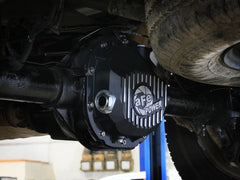 aFe 90-14 Ford F-150 Rear Differential Cover - Black w/ Machined Fins