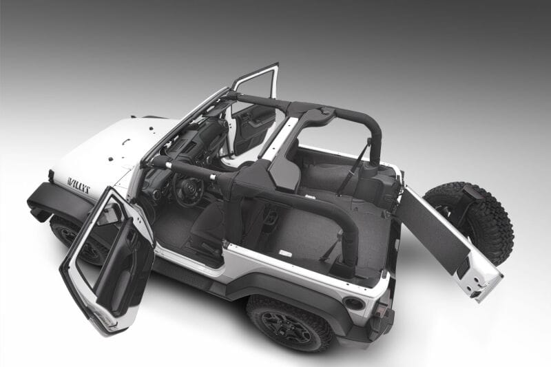 Husky Liners 11-17 Jeep Wrangler JK 2dr (Incl. Heat Shields) Guardian Impact Jeep Liner