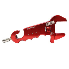 UPR 7075 Billet Adjustable -16 AN Wrench with Dual DZUS Multi-Tool Pit Wrench