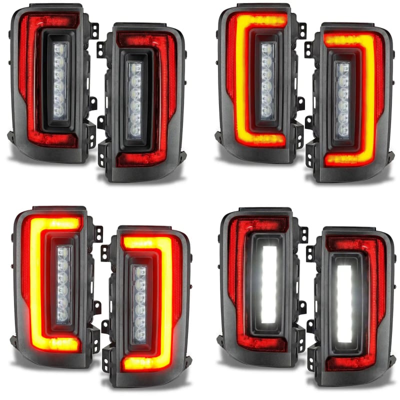 Oracle Flush Style (Lensless) LED Tail Lights for 2021+ Ford Bronco (w/ Signature Lights)