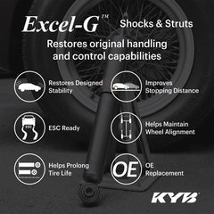 KYB Shocks & Struts Excel-G Rear JEEP TJ 1996-05 JEEP Wrangler 1997-06