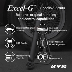 KYB Shocks & Struts Excel-G Rear FORD Ranger (4WD) 1983-89