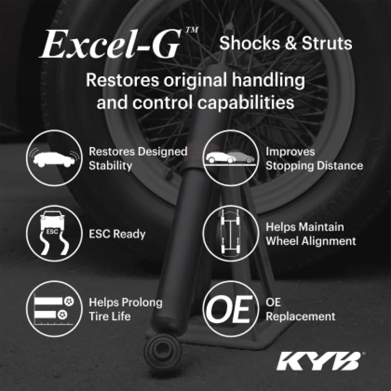 KYB 2019+ Chevrolet Silverado 1500 w/o Elec. Susp. (Ex. Trail Boss/ZR2/PPV) Excel-G Strut - Front