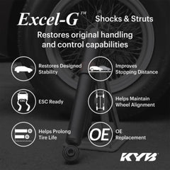 KYB 2019+ Chevrolet Silverado 1500 w/o Elec. Susp. (Ex. Trail Boss/ZR2/PPV) Excel-G Strut - Front