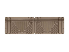 WeatherTech 96 GMC Rally Van Rear Rubber Mats - Tan