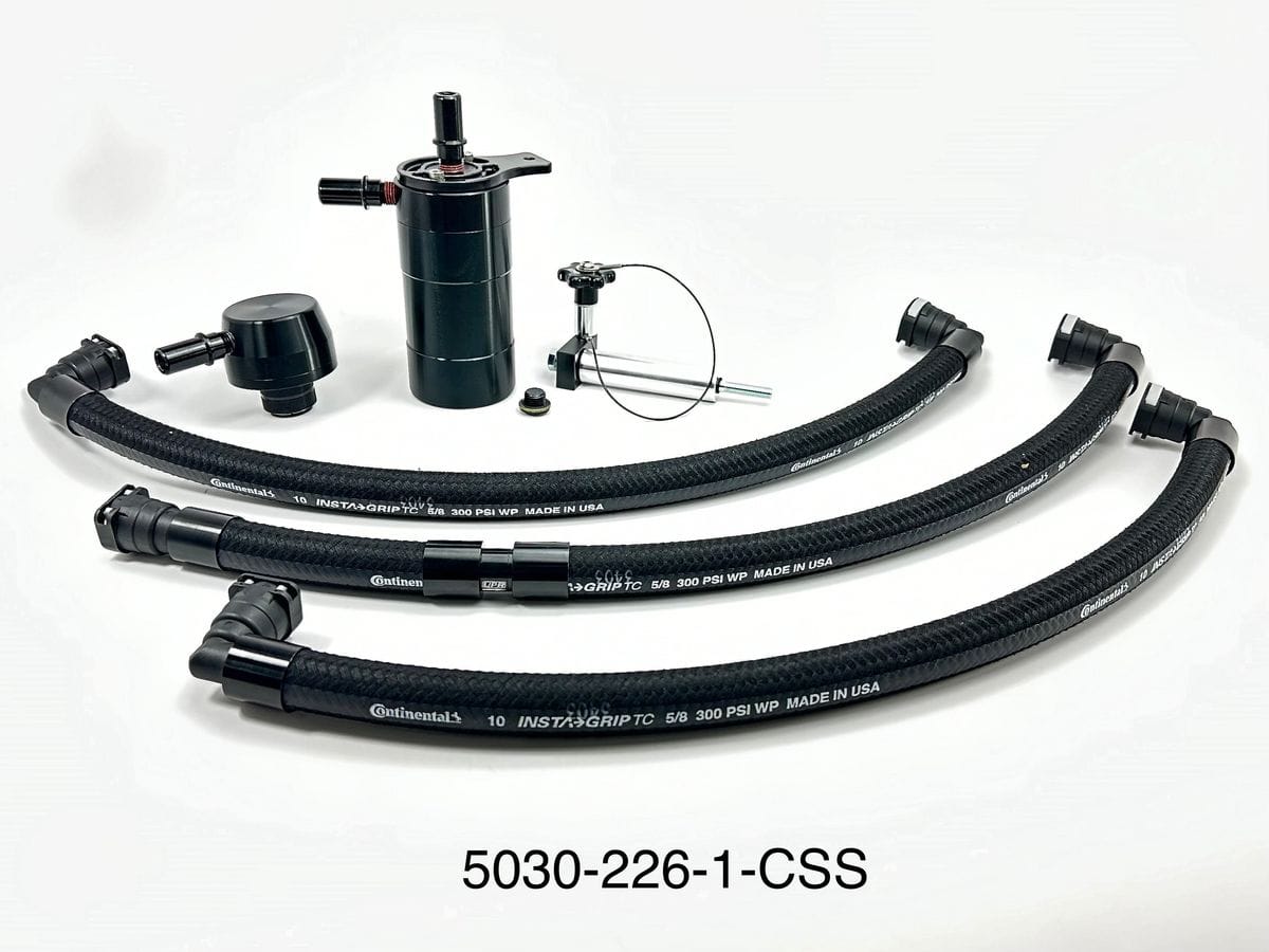 サスカッチ①　カリブ Plug N Play™ Single Valve Oil Catch Can with Clean Side Separator