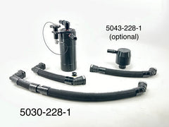 Plug N Play™ Single Valve Oil Catch Can Separator (fits 15-20 Ford F-150 5.0) UPR