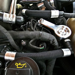 Plug N Play™ Oil Separator Catch Can Separator (fits 18-23 Mustang GT Mach 1 Bullitt) UPR