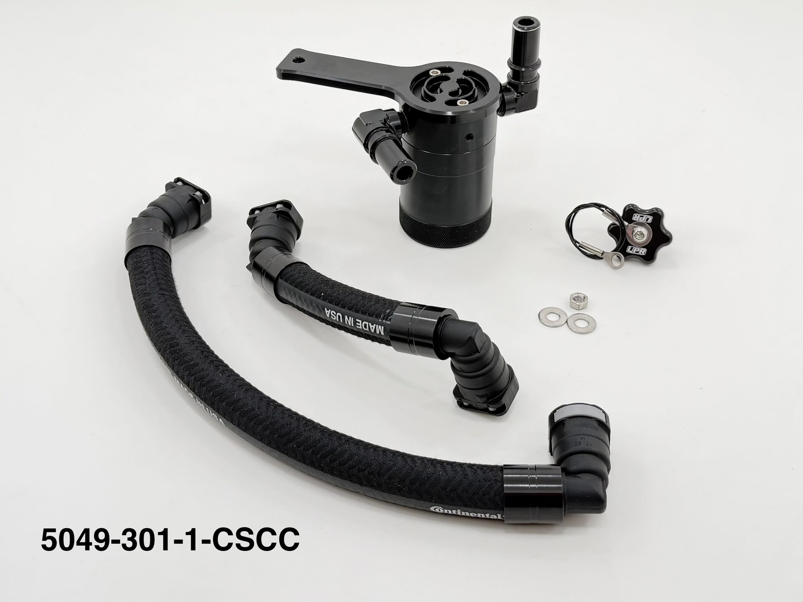 Plug N Play™ Oil Clean Side Catch Can (fits 24-25 Mustang GT w/Roush Supercharger) UPR