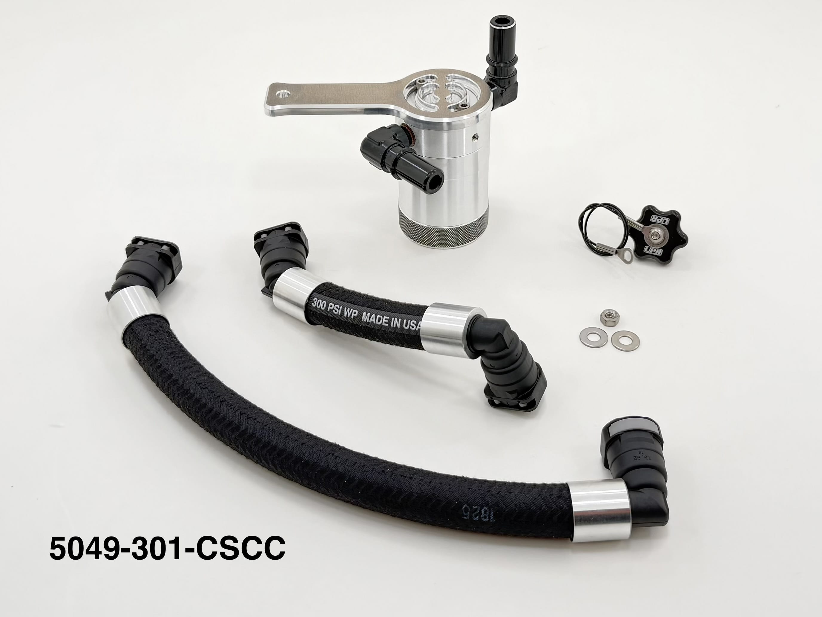 Plug N Play™ Oil Clean Side Catch Can (fits 24-25 Mustang GT w/Roush Supercharger) UPR